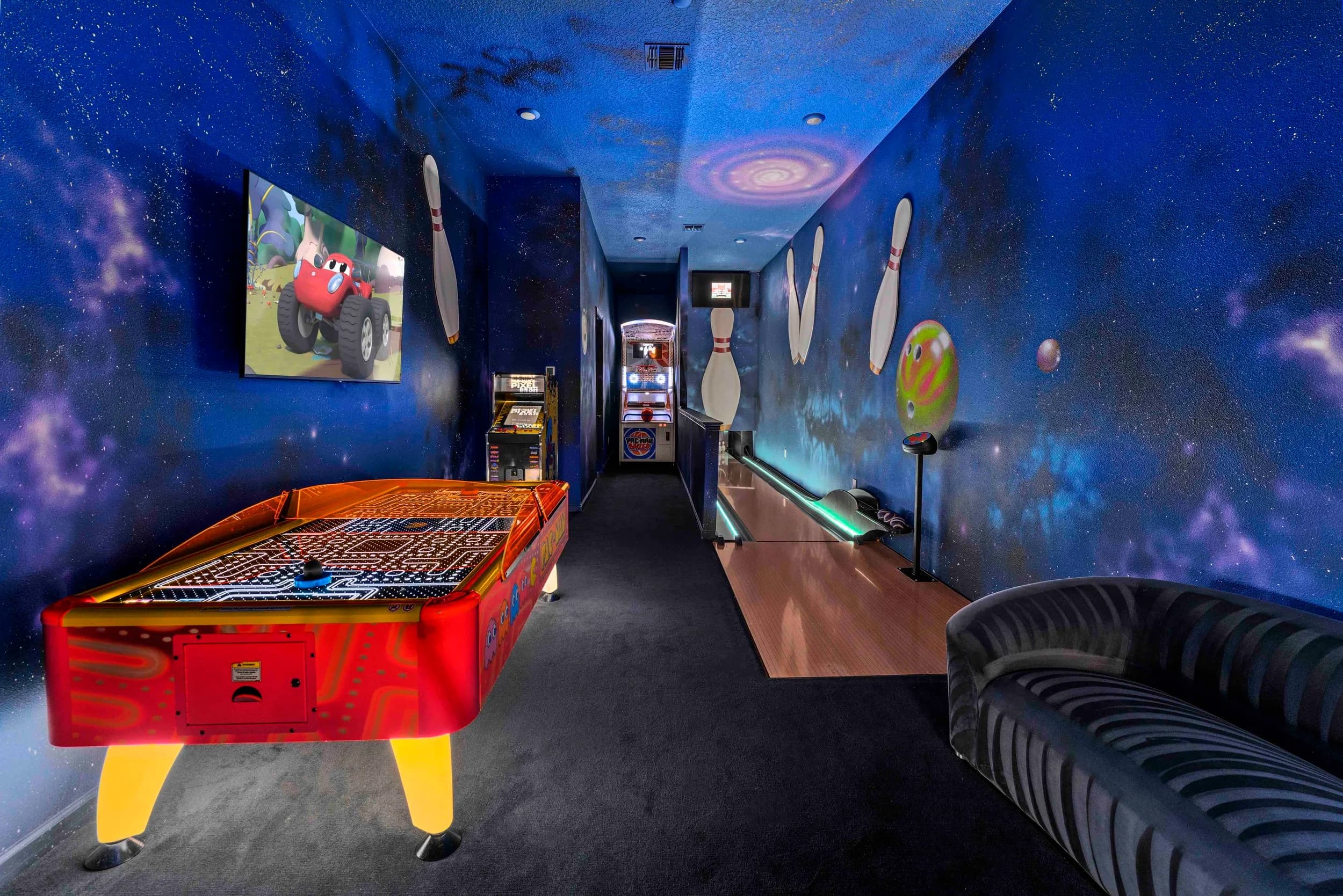 Game room, vacation rental